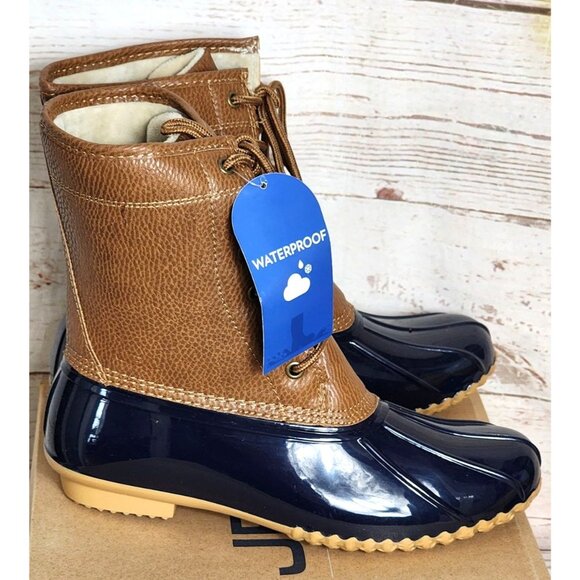 JBU by Jambu Maplewood Waterproof Navy/Tan Women’s Boots – Fall 2022, Size 9M - Picture 4 of 11